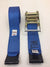 4" wide Flat Hook Ratchet Straps - Length and Color Options