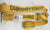 2" x 12' Gold DIAMOND WEAVE Cargo E-Track Ratchet Strap with Spring E-Fittings