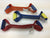 14" DIAMOND WEAVE Dog Bone for Rollback / Flatbed Wrecker Strap Tie-Downs (color options)