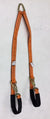 57" Orange TECNIC Webbing Towing V-Bridle Strap with Twisted Snap Hooks & Delta Rings