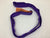 4 ft Round Sling Purple 2600 lbs Vertical, 5200 lbs Basket WLL