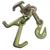 Auto Frame Hook Cluster with forged J, T, mini-J, R and grab hook