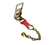 3” Ratchet Handle with Chain and Grab Hook End 5400 lbs - Length and Color Options