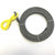 3/8 x 75' Fiber Core Winch Cable with Self Locking Swivel Hook