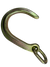 8-inch Forged J Hook with Small welded ring 4,700# WLL