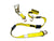 TECNIC Yellow Swivel-J Ratchet Wheel strap FULL 10 foot w Tread Grabs