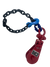 Snatch Block 4 ton w/ Shackle and G100 Chain