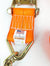 5,400 LB- 2 Point Wheel Tie Down for Heavy Equipment 4" Diamond Weave Webbing