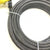 3/8 x 75' Steel Core Winch Cable with Self Locking Swivel Hook