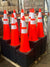 36" Orange Traffic Cone with Reflective Collars