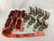 Big Orange 10 foot lasso strap with bolt on Swivel J hook- Box of 8