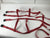 SINGLE Tow Dolly Strap Demco Style for 17-20" Wheels Diamond Weave Abrasion Resistant
