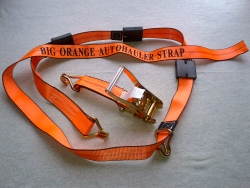 Big Orange Double J Wire Hook Ratchet Wheel Strap (Box of 8)