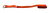 2" x 8' Orange Tecnic Webbing Lasso Strap