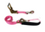 2" x 10' Diamond Weave- Twisted Snap Hook Axle Strap Combo - Color Options