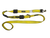 10' Professional Grade 3-point Carhauler Wire Hook Ratchet Wheel Strap - Yellow