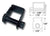 Storable notched sliding Winch for C-Channel