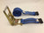 4" Premium Diamond Weave Flat Hook Ratchet Strap - Length and Color Options
