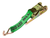 Ratchet Handle with 4" x 12" Professional Grade Standard Webbing with Double J Wire Hook