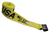 4" wide Flat Hook Winch Strap - Length and Color Options