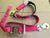 2" x 10' Diamond Weave- Flat Snap Hook Axle Strap Combo - Color Options