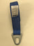 2" x 8' Blue DIAMOND WEAVE Chevron Wheel Lift Strap with Oval Hole