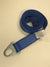 2" x 8' Blue DIAMOND WEAVE Chevron Wheel Lift Strap with Oval Hole