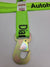 2" x 8' Hi-VIZ Green DIAMOND WEAVE Wheel Lift Strap with Flat Snap Hook and 18" Cordura Sleeve