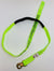 2" x 8' Hi-VIZ Green DIAMOND WEAVE Wheel Lift Strap with Flat Snap Hook and 18" Cordura Sleeve