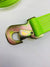 2" x 8' Hi-VIZ Green DIAMOND WEAVE Wheel Lift Strap with Flat Snap Hook and 18" Cordura Sleeve