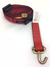 2" x 14' Red TECNIC SUV Webbing Wheel Strap with Swivel-J Hooks and Rubber Tread Grabs