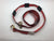 2" x 14' Red TECNIC SUV Webbing Wheel Strap with Swivel-J Hooks and Rubber Tread Grabs
