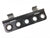 Flip Up Punch Plate with Two Weld-on Brackets- Black Painted