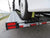 Flip Up Punch Plate with Two Weld-on Brackets- Black Painted