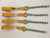 8 Point Kit of DIAMOND WEAVE Rollback / Flatbed Car Tie-Downs with Chain Tails (color options)