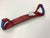 14" DIAMOND WEAVE Dog Bone for Rollback / Flatbed Wrecker Strap Tie-Downs (color options)
