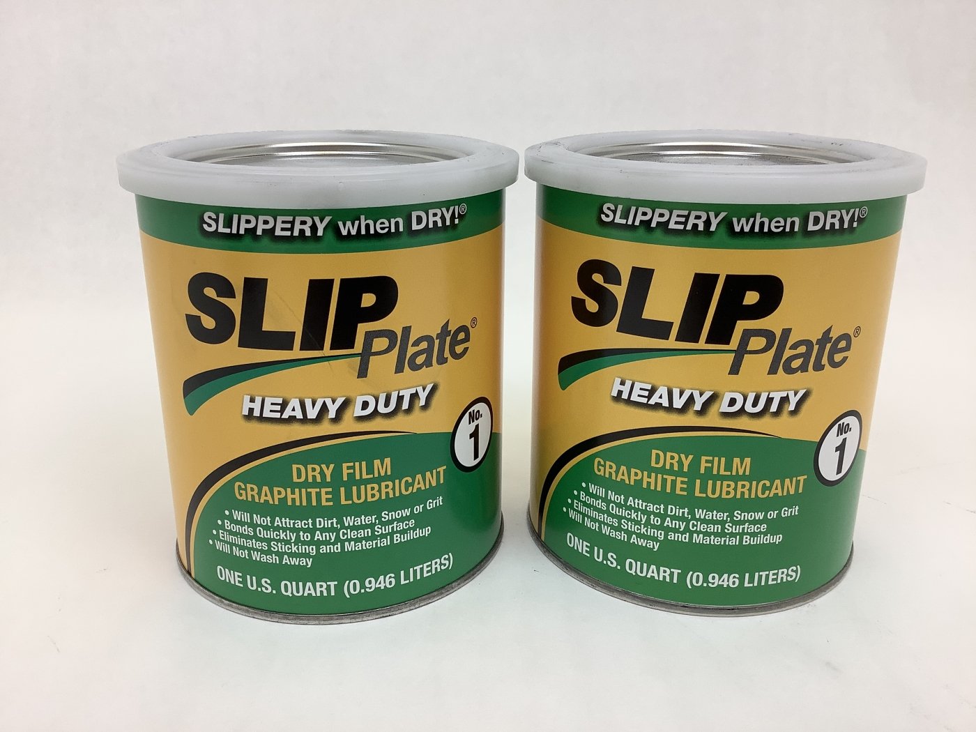 SLIP PLATE No. 1: 2-Pack of 1 QT Cans