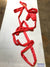 20 ft Round Sling Red 13,200 lbs Vertical, 26,400 lbs Basket WLL