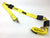 10' Professional Grade 3-point Carhauler Wire Hook Ratchet Wheel Strap - Yellow