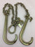Durabilt 24" V-Bridle Chain with Big 15" J / TJ Combo Hook Cluster
