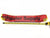 14" Red TECNIC Webbing Dog Bone for Rollback / Flatbed Wrecker Strap Tie-Downs