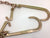 24" V-Bridle Chain with Big 15" J and Mini J Hooks