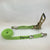 2" wide Diamond Weave Wire Hook Cargo Strap with Reverse European Ratchet - Length and Color Options