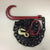 BIG RING Tow Recovery 3/8 X 10' Grade 80 Chain with 15" J hook and Clevis Grab