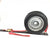 10ft Horizontal E-Track Ratchet Wheel Strap- Low Pro: Idler and Grip Sleeve- Red Tecnic Webbing