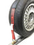 10ft Vertical E-Track Ratchet Wheel Strap- Low Pro: Idler and Grip Sleeve