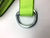 2" x 8' HI VIZ GREEN TECNIC Webbing Wheel Lift Lasso Strap with Steel D-Ring