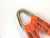 57" Diamond Weave Webbing Towing V-Bridle Strap with Twisted Snap Hooks and Delta Rings