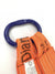 4 inch Diamond Weave V-Bridle with Forged J Hooks and Oblong Link