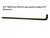24" Skid Seat Pin for pin mount ramps 3/4" diameter